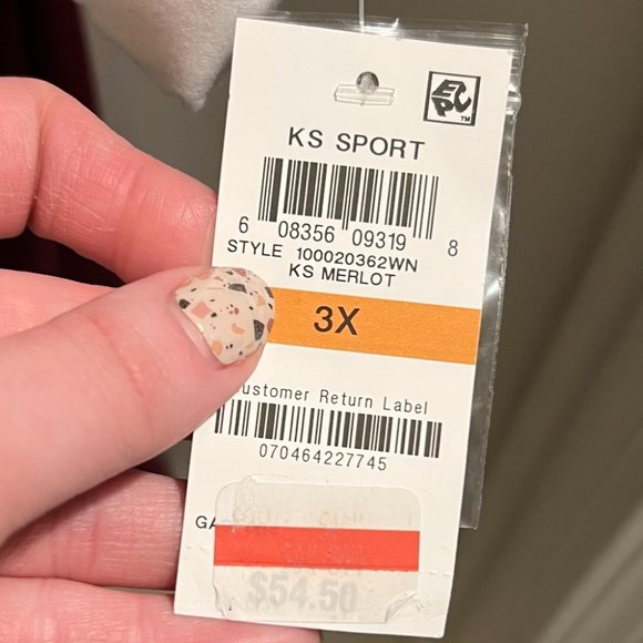 NWT Karen Scott Sport Collared Sweater Dress - Picture 4 of 4